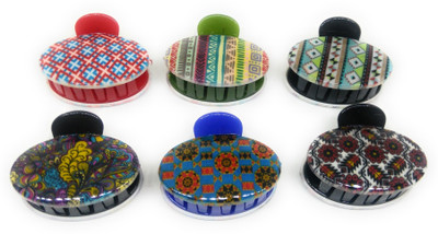 

Khubsurat Hair Clutcher / Hair Claw Clip for Girls & Women, Set of 6 Pieces of 6 different Prints, Small Size, Premium Quality Hair Claw, Hair Clip(Multicolor)