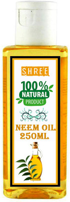 

Shree Natural Neem Oil 250 ml ( neem oil, neem oil for plant ,neem oil for hair, neem oil for skin ,neem oil organic pure cold pressed ,neem oil cold pressed neem oil essential neem oil hair neem oil hair and skin)(250 ml)