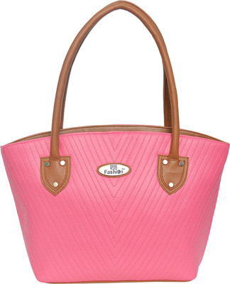 

FD Fashion trendy Shoulder Bag(Pink & tan, 5 L)