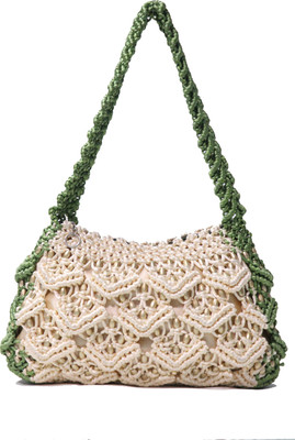 

Rita's Hand-held Bag(Gold, Green)