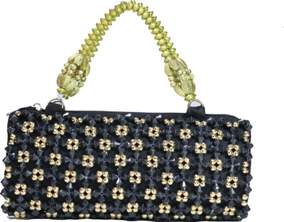 

Rita's Hand-held Bag(Black, Gold)
