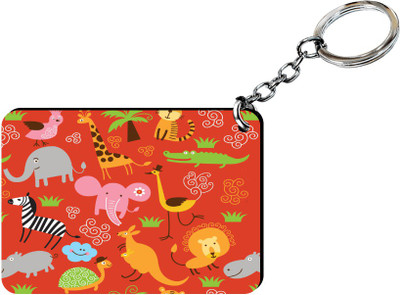 

MrSanotiyas Cartoon Print Key Chain
