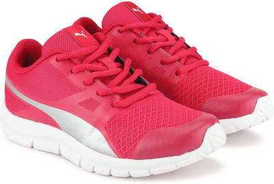 

Puma Boys & Girls Lace Running Shoes(Pink, Love potion-silver