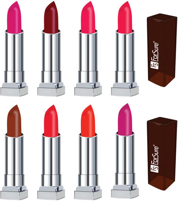 

Forsure LONG LASTING LIPSTICK(set of 8)(pink, maroon, neon pink, red orange, coffee, hot red, indian red, magenta, 32 g)
