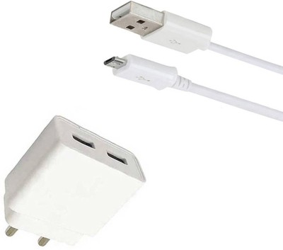 SARVIN Wall Charger Accessory Combo for InFocus Snap 4(White)