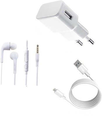 DAKRON Wall Charger Accessory Combo for XOLO Era 3X(White)