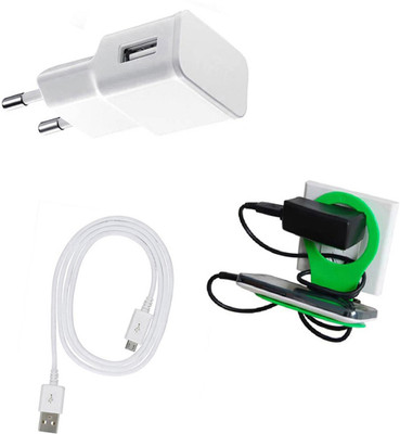 SARVIN Wall Charger Accessory Combo for Lava Z80(White)