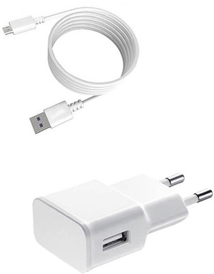 DAKRON Wall Charger Accessory Combo for Jivi Prime P444(White)