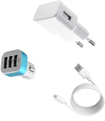 SARVIN Wall Charger Accessory Combo for Itel Selfiepro S41(White)