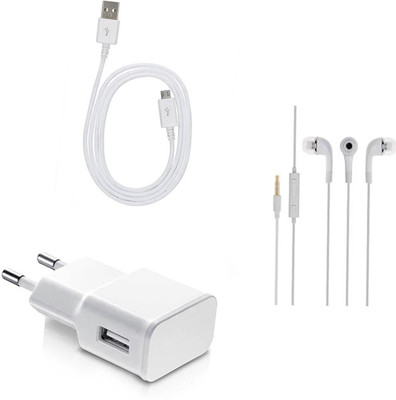 DAKRON Wall Charger Accessory Combo for Honor 7X(White)
