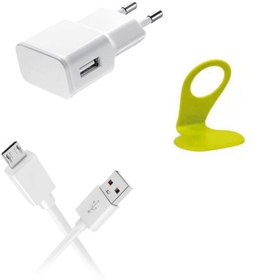 DAKRON Wall Charger Accessory Combo for XOLO Era 1X Pro(White)