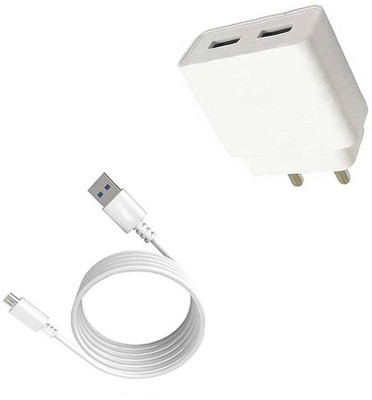 DAKRON Wall Charger Accessory Combo for Itel Selfiepro S41(White)