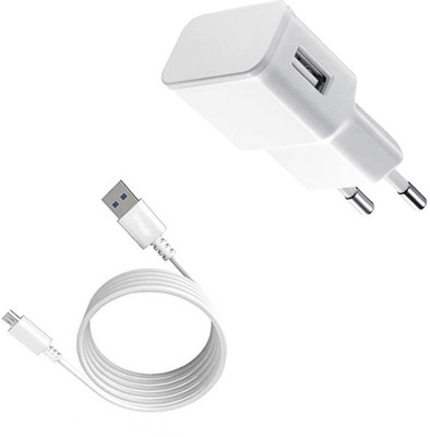 DAKRON Wall Charger Accessory Combo for Itel Selfiepro S41(White)