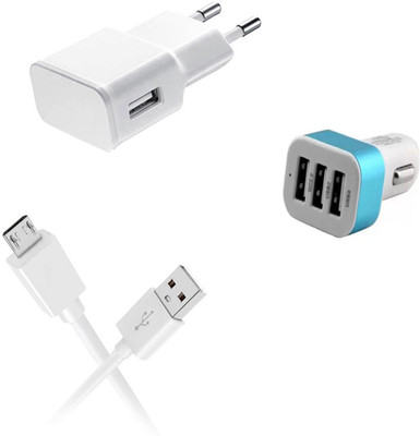 SARVIN Wall Charger Accessory Combo for Gionee M7 Power(White)