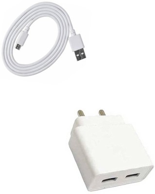 DAKRON Wall Charger Accessory Combo for Micromax Canvas Infinity Pro(White)