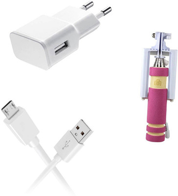 DAKRON Wall Charger Accessory Combo for iVooMi Me5(White)