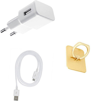 DAKRON Wall Charger Accessory Combo for iVooMi Me4(Multicolor)