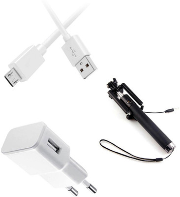 DAKRON Wall Charger Accessory Combo for Honor 9i(White)