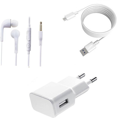 SARVIN Wall Charger Accessory Combo for Karbonn Aura Note 2(White)