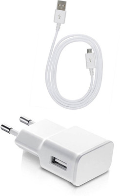 DAKRON Wall Charger Accessory Combo for Karbonn A40 Indian(White)