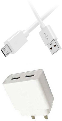DAKRON Wall Charger Accessory Combo for XOLO Era 3X(White)