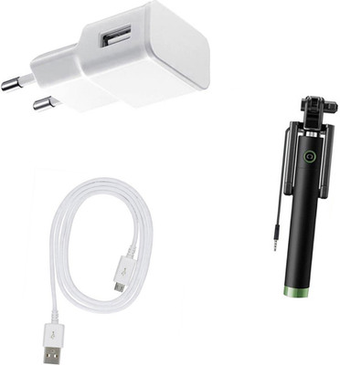 SARVIN Wall Charger Accessory Combo for Xiaomi Redmi Y1(White)