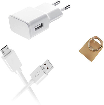 DAKRON Wall Charger Accessory Combo for Gionee M7 Power(White)