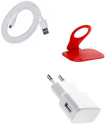 DAKRON Wall Charger Accessory Combo for Honor Holly 4 Plus(White)