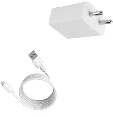 DAKRON Wall Charger Accessory Combo for LG Q6 Plus(White)
