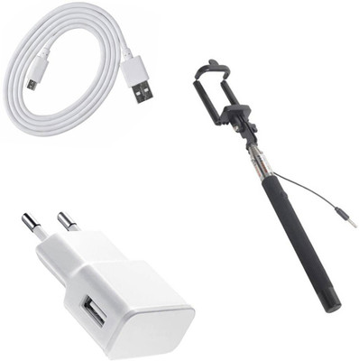 SARVIN Wall Charger Accessory Combo for Swipe Elite VR(White)