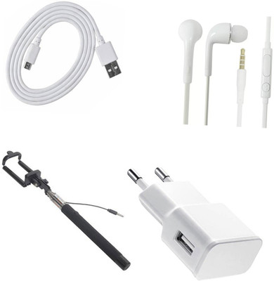 SARVIN Wall Charger Accessory Combo for Swipe Elite VR(White)
