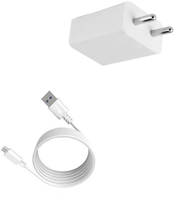DAKRON Wall Charger Accessory Combo for Intex Aqua Note 5.5(White)