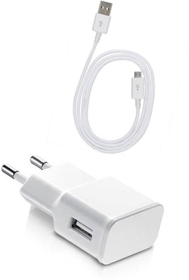 DAKRON Wall Charger Accessory Combo for Lava Z90(White)