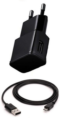 DAKRON Wall Charger Accessory Combo for Spice F301(Black)
