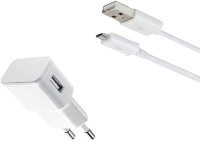 DAKRON Wall Charger Accessory Combo for Lava Z80(White)