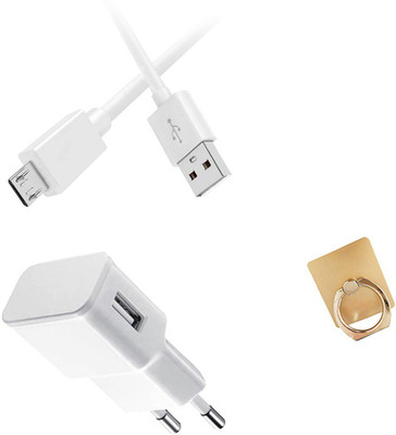 DAKRON Wall Charger Accessory Combo for XOLO Era 3X(White)