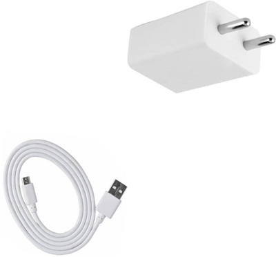 DAKRON Wall Charger Accessory Combo for Panasonic Eluga Ray 500(White)