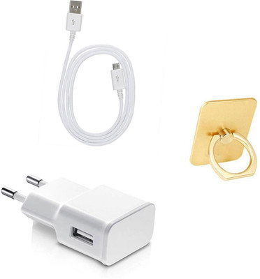 DAKRON Wall Charger Accessory Combo for Honor Holly 3 Plus(White)