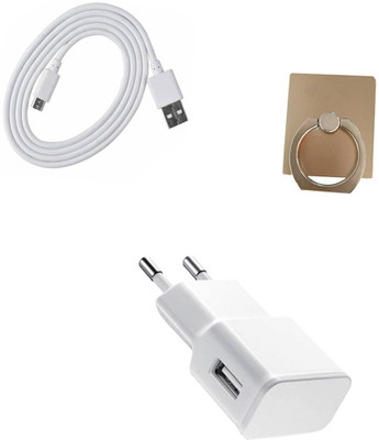 DAKRON Wall Charger Accessory Combo for Swipe Elite VR(White)