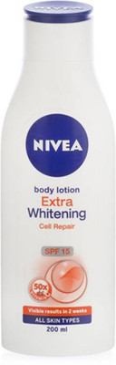 

Nivea Body Lotion Extra Whitening Cell Repair SPF 15 (1 x 200ml)(200 ml)