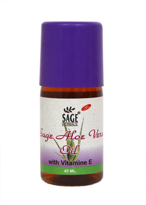 

Sage Herbals Aloe Vera Oil 45 ml With Vitamine E (pack of 3)(45 ml)