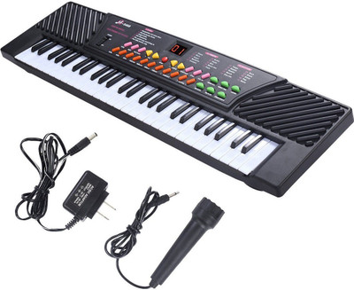 ParvCart 54 Key Electronic & Musical Keyboard Piano 5468 (Includes Adapter and Microphone)(Multicolor)