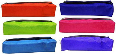 

INAAYA pencil box n a Art Artificial Leather Pencil Boxes(Set of 6, Multicolor)