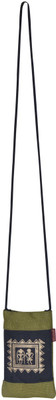 

Jute Cottage Jute Warli Mobile Pouch Small Green Jute Mobile Pouch(Green)