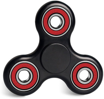 

Premsons Fidget Spinner Four Bearing Amazing Spin Time Premium Quality Material Hand Spin Ultra Speed Toy Black Red Wing Bearings(1 Pieces)