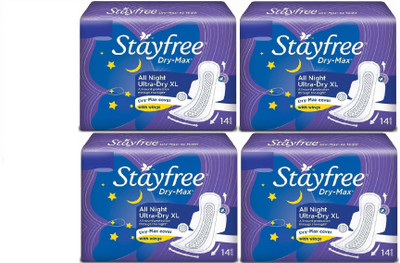 

Stayfree Ultra Dry Sanitary Pad(Pack of 4)