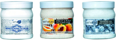 

Skinatura Whitening+ Apricot & Peach + Diamond Ash Face & Body Scrub(500 ml)