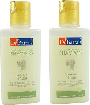 

Dr. Batra's Dandruff Cleansing Shampoo Pack of 2(100 ml)