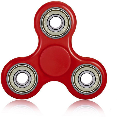 

Premsons Fidget Spinner Four Bearing Red + Silver Steel Bearings(Red)