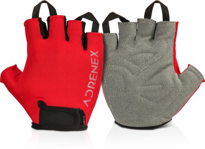 Adrenex by Flipkart Foam Padded Gym & Fitness Gloves  (Red)